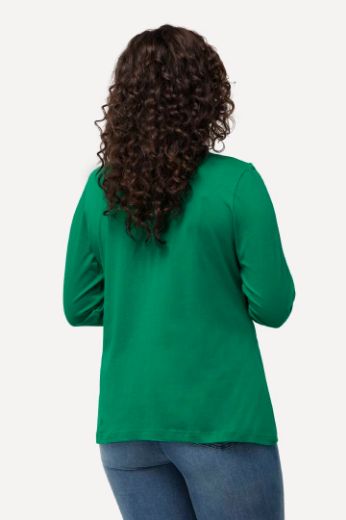 Plus size veliki brojevi Majica dugi rukavi okrugli izrez za punije