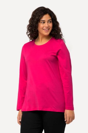 Plus size veliki brojevi Majica dugi rukavi okrugli izrez za punije