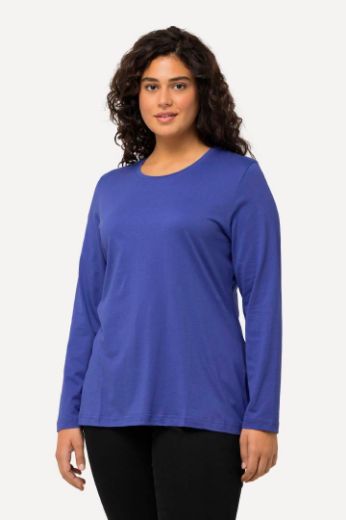 Plus size veliki brojevi Majica dugi rukavi okrugli izrez za punije