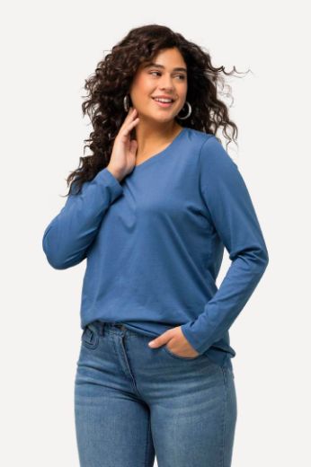 Plus size veliki brojevi Majica dugi rukavi okrugli izrez za punije