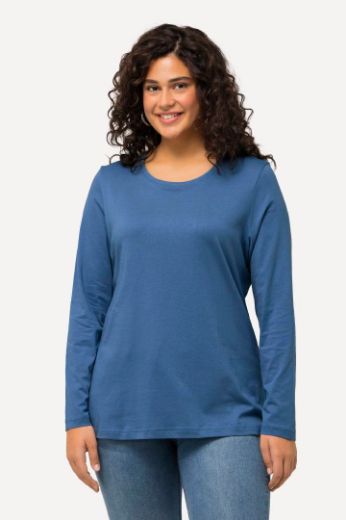 Plus size veliki brojevi Majica dugi rukavi okrugli izrez za punije