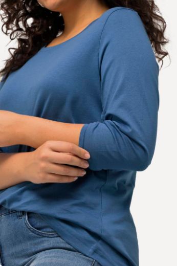Plus size veliki brojevi Majica dugi rukavi okrugli izrez za punije