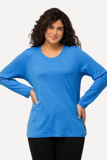 Plus size veliki brojevi Majica dugi rukavi okrugli izrez za punije