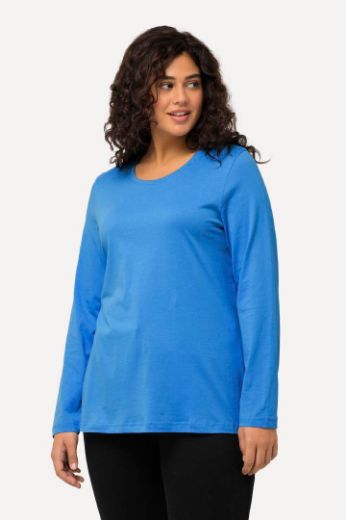 Plus size veliki brojevi Majica dugi rukavi okrugli izrez za punije