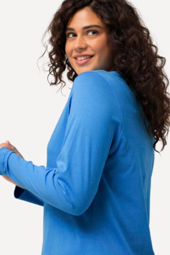 Plus size veliki brojevi Majica dugi rukavi okrugli izrez za punije