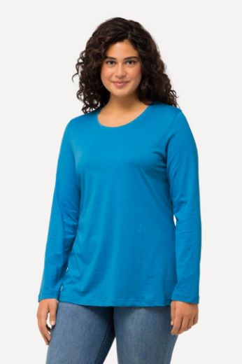 Plus size veliki brojevi Majica dugi rukavi okrugli izrez za punije