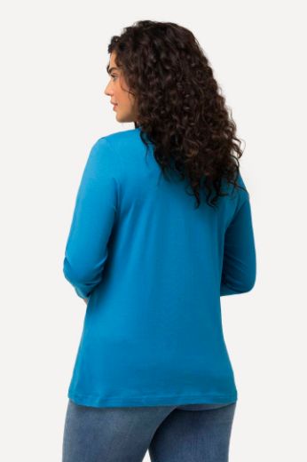 Plus size veliki brojevi Majica dugi rukavi okrugli izrez za punije