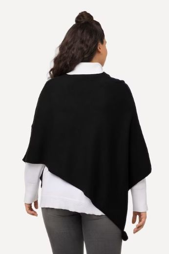 Plus size veliki brojevi Pončo V ovratnik za punije
