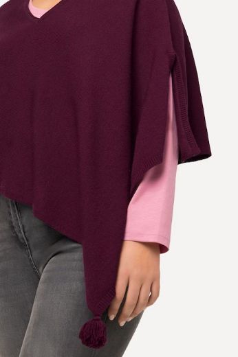 Plus size veliki brojevi Pončo V ovratnik za punije