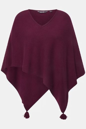 Plus size veliki brojevi Pončo V ovratnik za punije