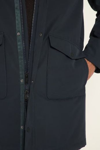 Plus size veliki brojevi Parka s džepovima za punije