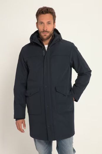 Plus size veliki brojevi Parka s džepovima za punije