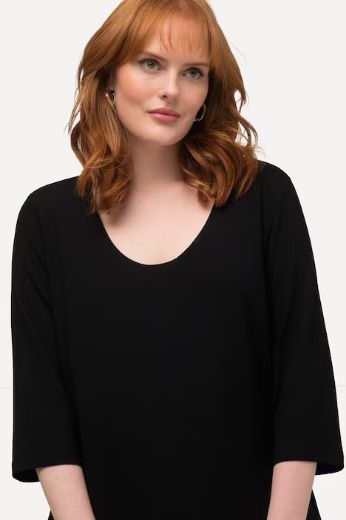 Plus size veliki brojevi Majica okruglog ovratnika za punije