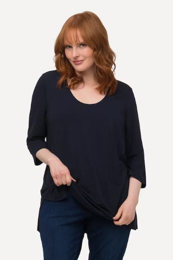 Plus size veliki brojevi Majica okruglog ovratnika za punije