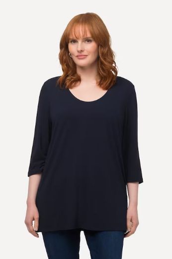 Plus size veliki brojevi Majica okruglog ovratnika za punije
