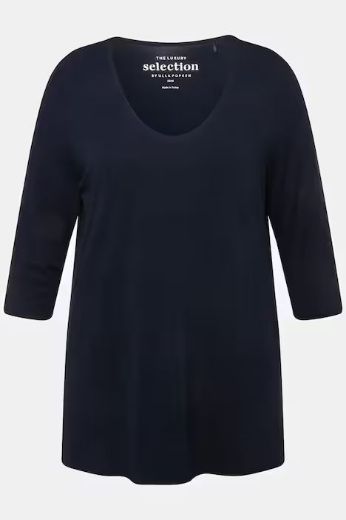 Plus size veliki brojevi Majica okruglog ovratnika za punije