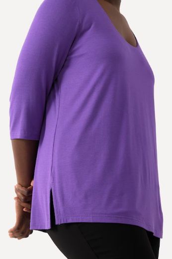 Plus size veliki brojevi Majica okruglog ovratnika za punije