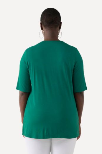 Plus size veliki brojevi Majica okruglog ovratnika za punije