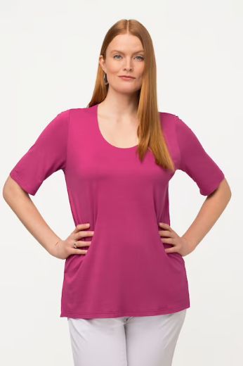 Plus size veliki brojevi Majica okruglog ovratnika za punije