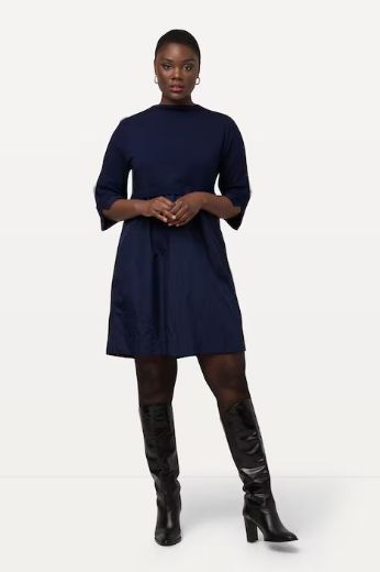 Plus size veliki brojevi Haljina kraći model 3/4 rukavi za punije