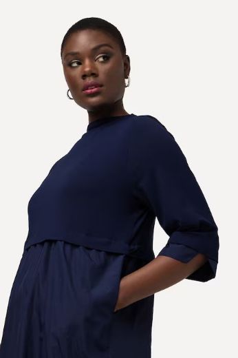 Plus size veliki brojevi Haljina kraći model 3/4 rukavi za punije