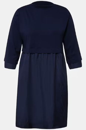 Plus size veliki brojevi Haljina kraći model 3/4 rukavi za punije
