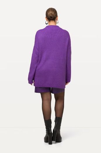 Plus size veliki brojevi Pulover povišenog ovratnika za punije