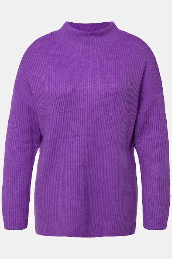 Plus size veliki brojevi Pulover povišenog ovratnika za punije