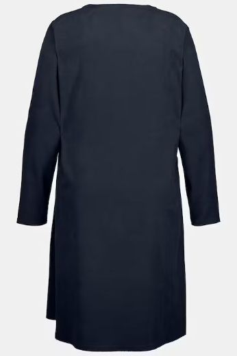 Plus size veliki brojevi Haljina kraći model od samta za punije
