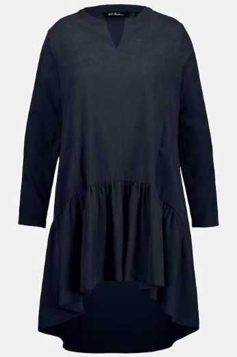 Plus size veliki brojevi Haljina kraći model od samta za punije