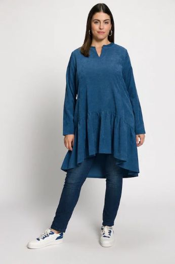 Plus size veliki brojevi Haljina kraći model od samta za punije