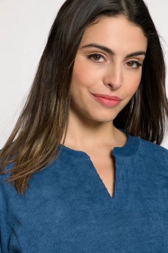 Plus size veliki brojevi Haljina kraći model od samta za punije