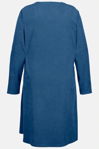 Plus size veliki brojevi Haljina kraći model od samta za punije