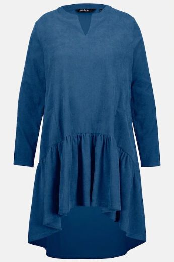 Plus size veliki brojevi Haljina kraći model od samta za punije