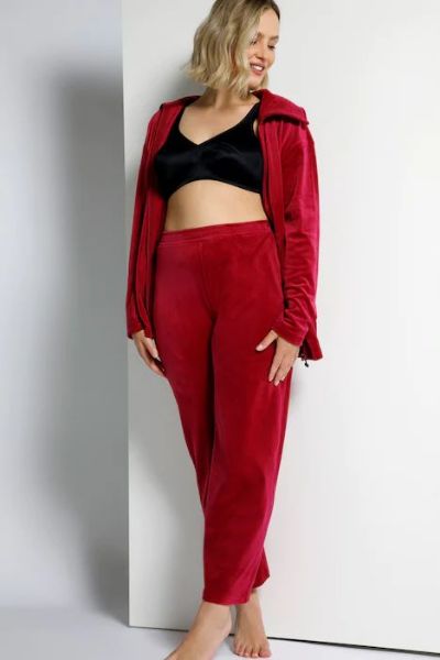 Veliki brojevi Trenirka donji dio s džepom moda za punije