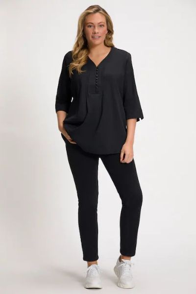 Veliki brojevi Bluza 3/4 rukavi moda za punije