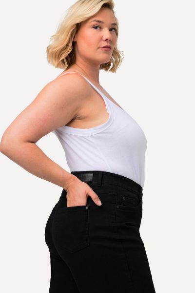 Veliki brojevi Hlače Mary široki model nogavica moda za punije