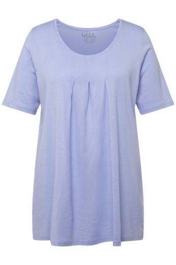 Plus size veliki brojevi Majica s naborima duži model za punije