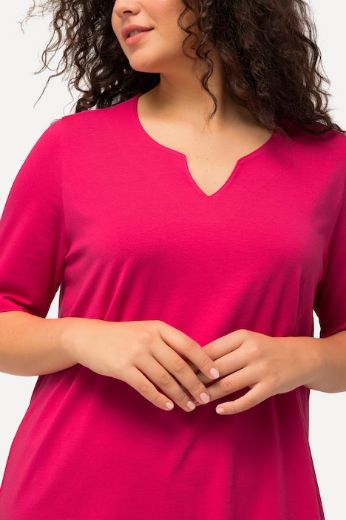Plus size veliki brojevi Majica A kroj V ovratnik za punije