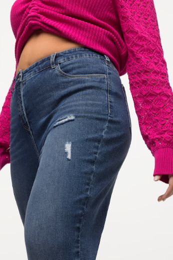 Plus size veliki brojevi Hlače traper opuštenog kroja za punije
