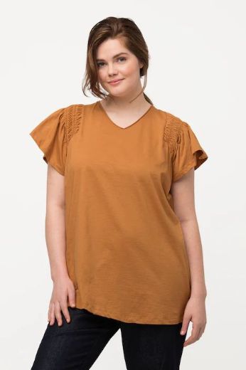 Plus size veliki brojevi Majica sa širim spuštenim rukavima za punije