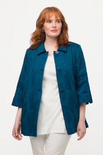 Plus size veliki brojevi Jakna lagana 3/4 rukavi za punije