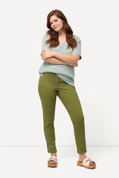 Veliki brojevi Hlače Jeggings s elastičnim strukom moda za punije