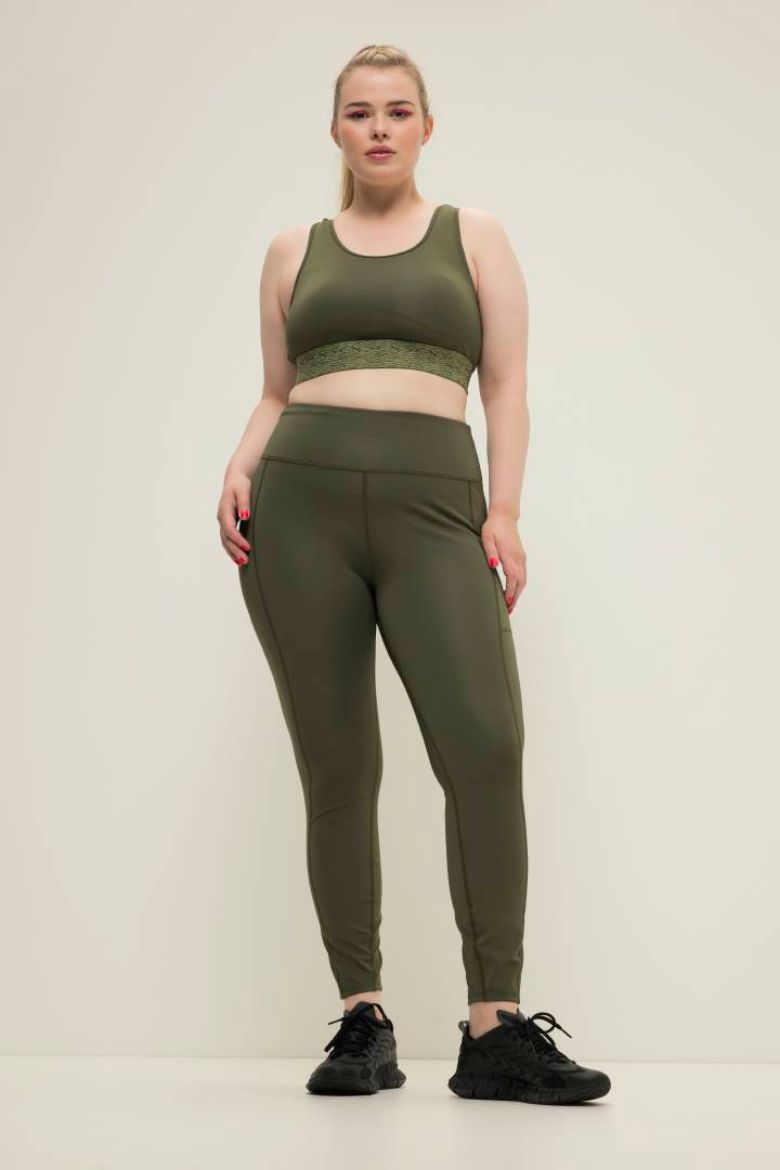 Plus size veliki brojevi Tajice sportske za punije