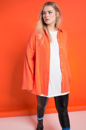 Plus size veliki brojevi Bluza na kopčanje za punije