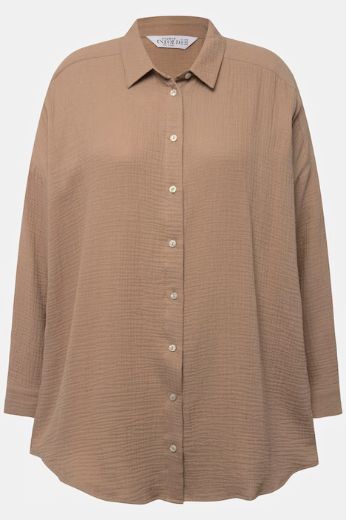 Plus size veliki brojevi Bluza na kopčanje za punije