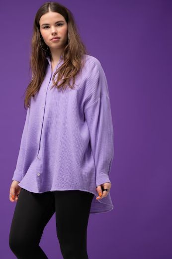 Plus size veliki brojevi Bluza na kopčanje za punije