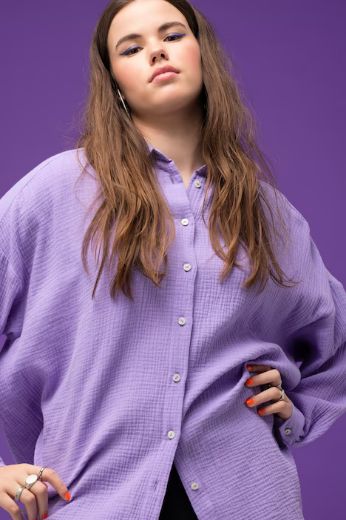 Plus size veliki brojevi Bluza na kopčanje za punije
