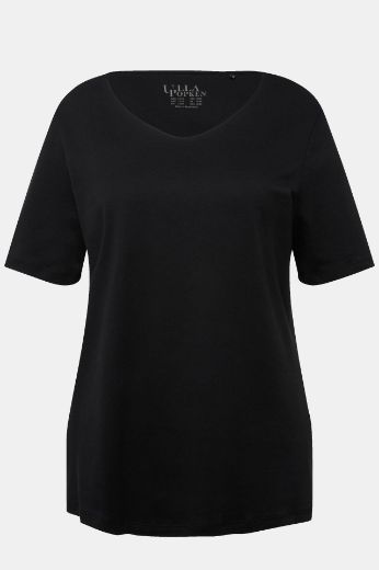 Plus size veliki brojevi Majica Slim Fit V ovrtanik za punije
