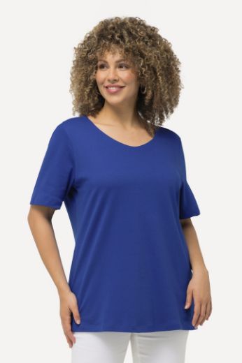 Plus size veliki brojevi Majica Slim Fit V ovrtanik za punije